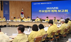 [NSP PHOTO]논산시, 2022년도 주요업무계획 보고회 개최