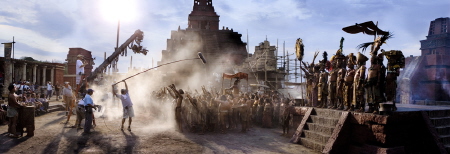 NSP통신-아포칼립토 촬영 한 장면.