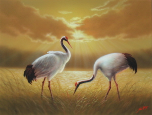 NSP통신-북한 분무화 한쌍의 학