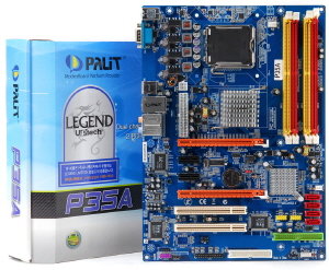 NSP통신-인텔 코어2듀오를 지원하는 팔릿 P35A 유니텍 PC메인보드.