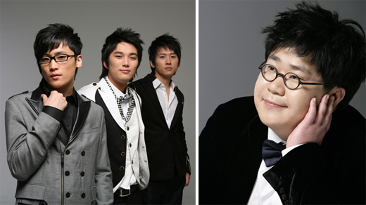 NSP통신-V.O.S(사진 左)와 작곡가 조영수(右) <사진=스타제국>