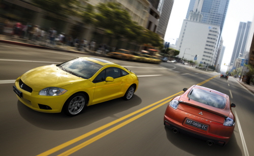 NSP통신-극 중 여주인공 장서희의 차로 출연하는 이클립스 쿠페