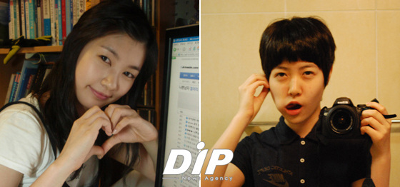 NSP통신-▲제2의 윤은혜로 주목받고 있는 정소민(사진 左)과 터프한 여고생으로 변신해 눈길을 끌고 있는 심은경<사진출처=디씨인사이드 갤러리>