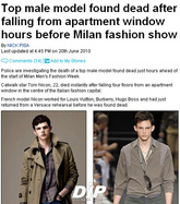 [NSP NEWS Image]톱모델 톰 니콘 아파트 투신 자살경찰 여친 결별 후 우울증 사인 추정