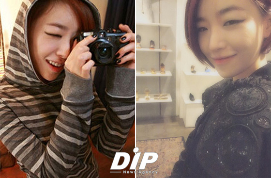 NSP통신-▲브아걸의 가인(사진 오른쪽)과 싱크로율 95%로 구분이 어려울 정도로 빼닮은 서예슬 씨<사진=CJ미디어(左) & 가인 미니홈피(右)>