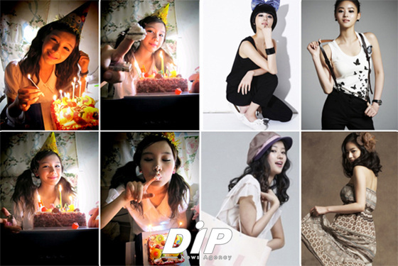 NSP통신-▲사진 위 아래 왼쪽 두 장씩 사진은 김슬미, 오른쪽 두 장씩 사진은 임미향<사진출처=김슬미&임미향 미니홈피>