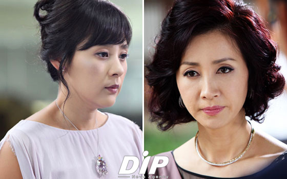 NSP통신-▲극한 모성애로 불꽃 대결을 예고하고 있는 정미순(사진 左)과 전인화