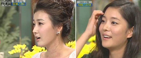 NSP통신-▲MBC 뜨형에 출연, 네티즌의 시선을 끌고 있는 최선희(사진 左)와 문가영<사진출처=MBC 일밤-뜨형 방송화면 캡쳐>