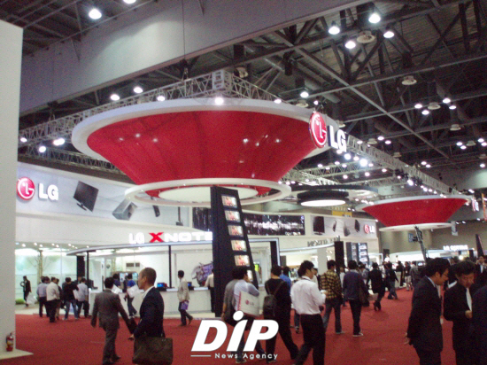 NSP통신-LG전자부스의 모습