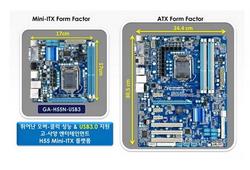 [NSP PHOTO][써볼까]제이씨현 USB3.0지원 미니 ITX 기가바이트 GA-H55N-USB3