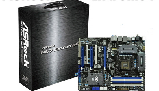 NSP통신-애즈락이 내놓은 P67 메인보드. ASRock P67 Extreme4. 애즈윈 제공