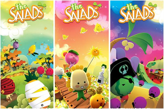 NSP통신-유아애니메이션 샐러드.