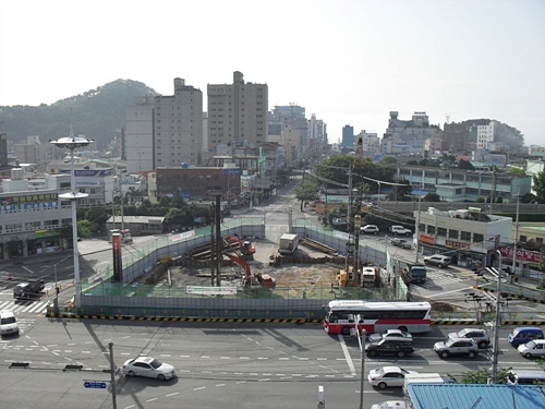 NSP통신-침수방지공사가 한창이다. 사진=해운대구제공