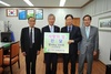 [NSP PHOTO]신태양건설, 사하구 쌀230포 전달