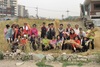 [NSP PHOTO]울산 복산2동, 재건축지역 청보리 베기 체험