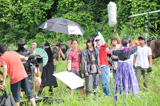 NSP통신-SBS드라마 무사 백동수 촬영 현장.<사진제공-합천군>