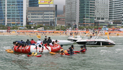 [NSP PHOTO]해운대 역파도 걱정, 수상구조대에 맡기세요