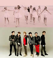 [NSP PHOTO]소녀시대-2PM, 한류돌 성공 원천은 각선미와 야성미
