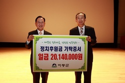 [NSP PHOTO]하동군, 정치후원금 2014만원 기탁