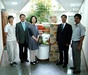 [NSP PHOTO]산업안전공단, 울산 보리수마을 생필품 전달