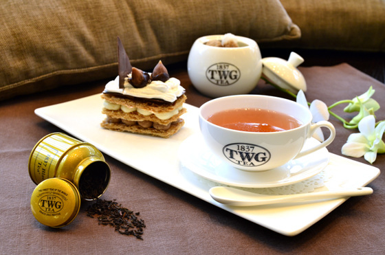 NSP통신-해운대그랜드호텔 1층 로비라운지 펄에서 유일하게 즐길 수 있는 TWG TEA 조각케익 셋트. (해운대그랜드호텔 제공)