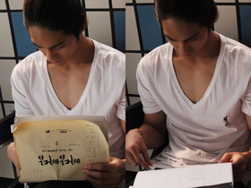 [NSP NEWS Image]김범 너덜너덜 대본 삼매경 진지 모드