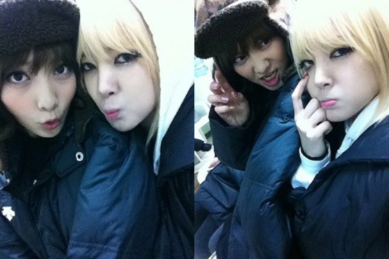 [NSP PHOTO]NS윤지-강지영, 사촌간 귀요미 셀카 미모대결!?