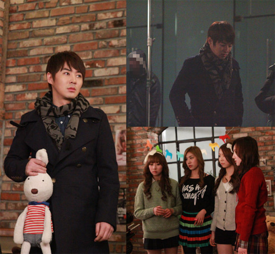 [NSP PHOTO]전진, 에릭 프로듀싱 걸 그룹 스텔라 뮤비 출연 우정 과시