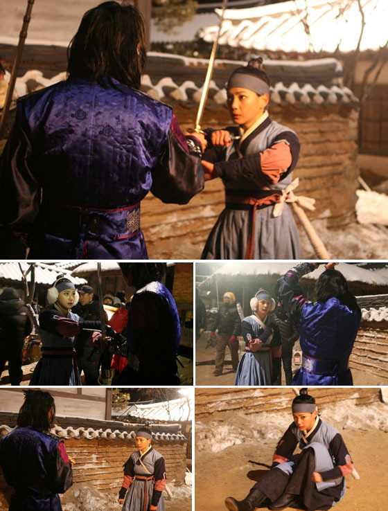 [NSP PHOTO]해품달 윤승아, 송재림과 검술 맞대결 승자는?