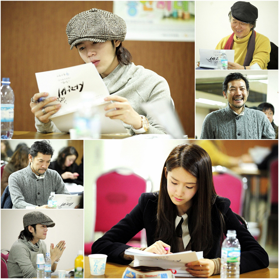 [NSP PHOTO]사랑비, 장근석 · 윤아 · 정진영 대본 리딩 현장 공개