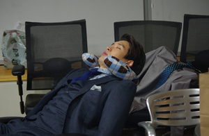 [NSP NEWS Image]‘초한지’ 정겨운, 쪽잠 청하고 있는 항우 “안쓰러워~”