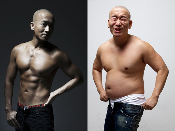 [NSP PHOTO]개그맨 식스팩 스승 윤석주, 충격 배불뚝이 대체 무슨일이?