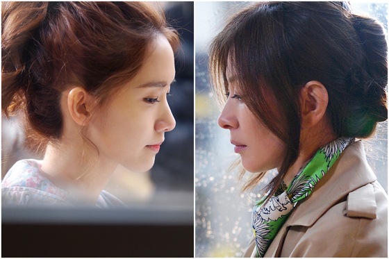 [NSP PHOTO]사랑비 모녀 이미숙-윤아, 도플갱어 황홀 옆모습 화제