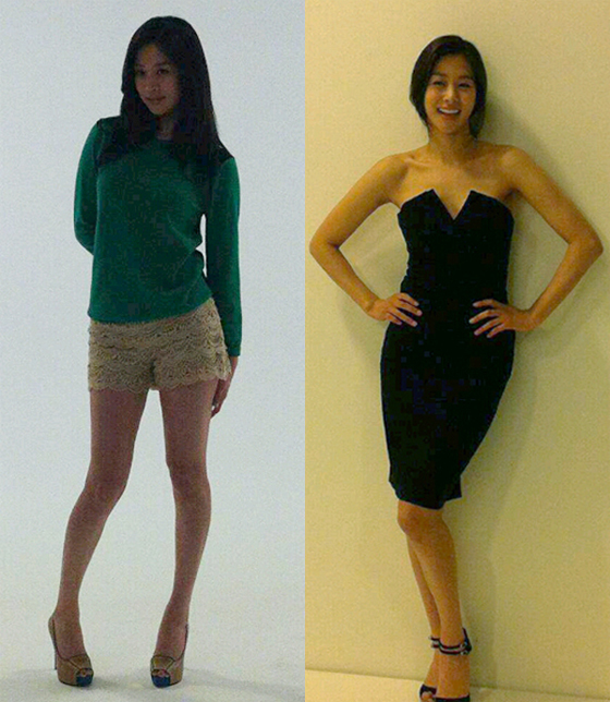 [NSP PHOTO]장신영, 무보정 굴욕없는 늘씬 S라인 화제