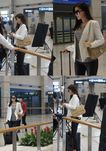 [NSP PHOTO]공현주, 공항 촬영장 무보정 직찍 화제