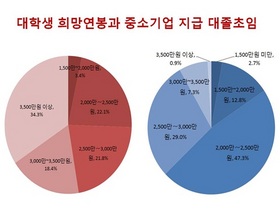 [NSP PHOTO]대졸초임, 대학생 52,7% 3천만원 이상 희망…중기 8.2%만 가능