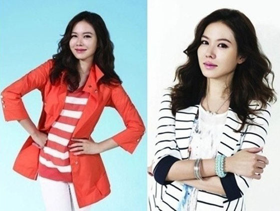 NSP통신-▲손예진의 성형의혹이 제기된 한 의류브랜드 화보 (온라인 커뮤니티)