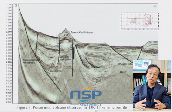 NSP통신-터키 머드볼케이노 부산 단면도.(사진 김대철 교수) (부경대 제공)