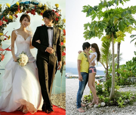 [NSP PHOTO]이파니-서성민, 지난 달 세부 해변서 로맨틱 비밀 결혼