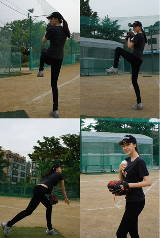 [NSP PHOTO]공현주, 시구연습에도 흐트럼 없는 완벽 S라인