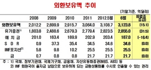 [NSP PHOTO]6월말 외환보유액 3124억 달러…전월비 15억 달러↑