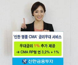 [NSP PHOTO]신한금융투자, 연 4.2% 제공 신한 명품 CMA 금리우대서비스 실시