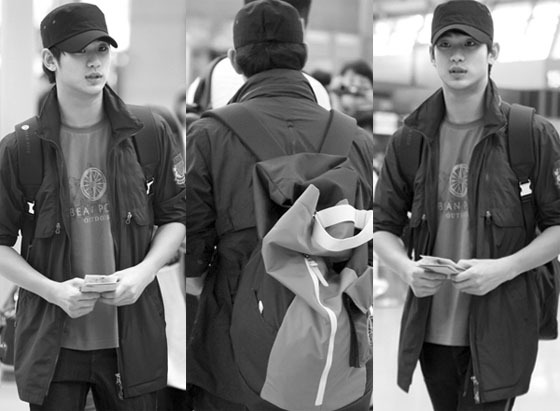 [NSP PHOTO]김수현 공항패션, 어디에 서든 런웨이 완벽비율 모델포스 작렬