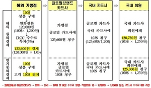 [NSP PHOTO]금감원, 해외 신용카드 원화결제 DCC 수수료 경보…3~5% 추가 부담 등