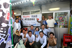 [NSP NEWS Image]東日本大地震　被災地　気仙沼に吹く韓国の風薫