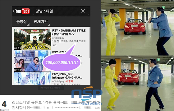 NSP통신-psy me2day & 《江南style》MV截图