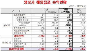 [NSP PHOTO]생보사, 해외점포 총자산 4억 5750만 달러…지난해말 대비 11.6% ↑