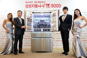 [NSP PHOTO]삼성전자 이번엔 지펠 아삭 M9000 김치냉장고…567ℓ 최대용량