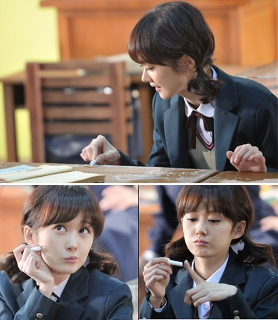 [NSP PHOTO]장나라, 타임슬립 교복 자태 공개 깜찍발랄 여고생이 따로없네