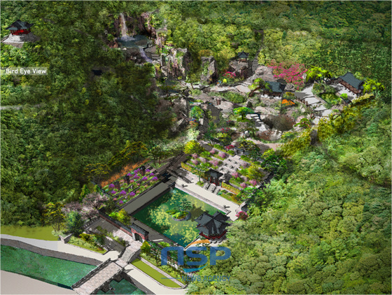 NSP통신-韩国园林鸟瞰图，2013顺天湾国际园林博览会将展示以生态位中心的成功模式。（照片=2013顺天国际园林博览会 组织委员会提供）